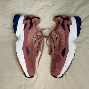 Raw Pink Adidas Falcon Shoes Size:8